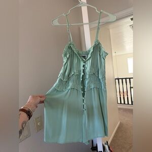 NWOT! Reclaimed Vintage Mint Green Romper!